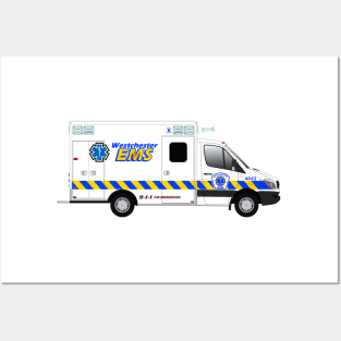 Westchester EMS ambulance Posters and Art